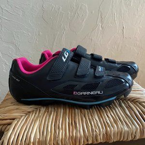 Women's Louis Garneau Multi Air Flex Bike Shoes, HRS-80, Black-Pink EU 40, US 8